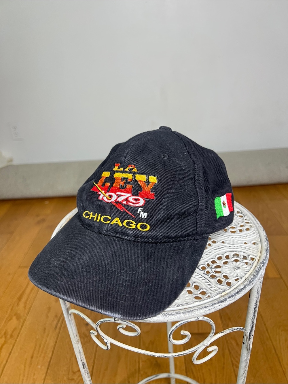 Chicago Embroidered Black Baseball Cap